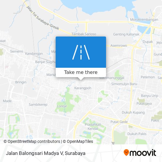 Jalan Balongsari Madya V map