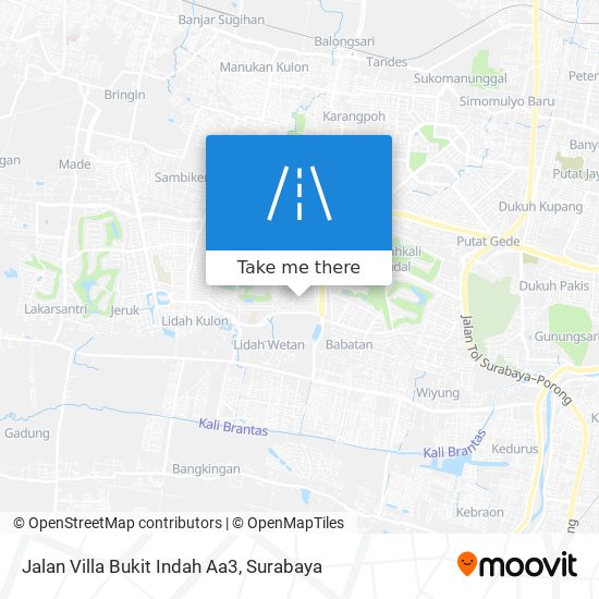 Jalan Villa Bukit Indah Aa3 map