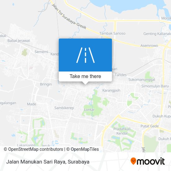 Jalan Manukan Sari Raya map