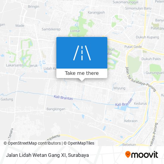 Jalan Lidah Wetan Gang XI map