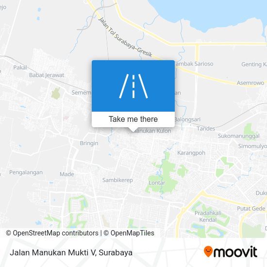 Jalan Manukan Mukti V map