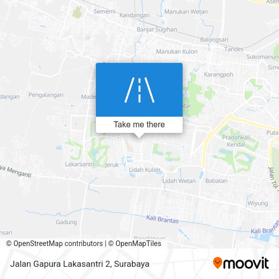 Jalan Gapura Lakasantri 2 map