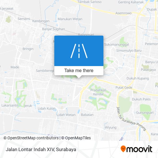 Jalan Lontar Indah XIV map