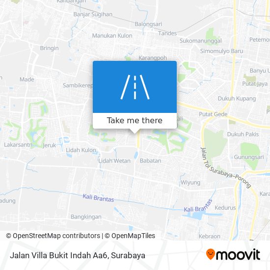 Jalan Villa Bukit Indah Aa6 map