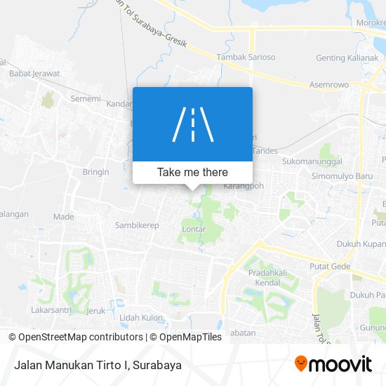 Jalan Manukan Tirto I map