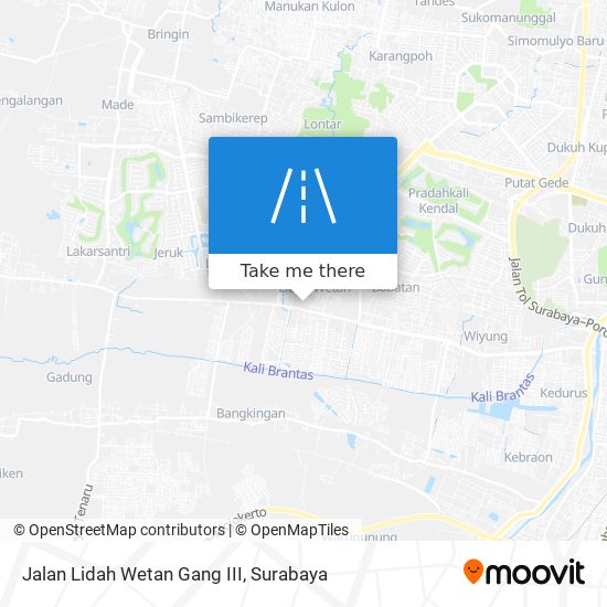 Jalan Lidah Wetan Gang III map