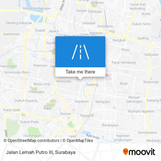 Jalan Lemah Putro III map