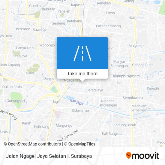 Jalan Ngagel Jaya Selatan I map