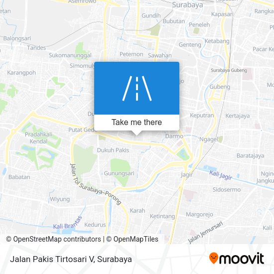 Jalan Pakis Tirtosari V map