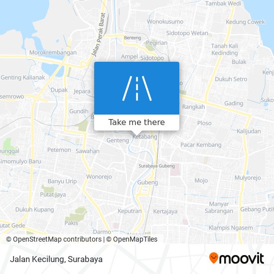 Jalan Kecilung map