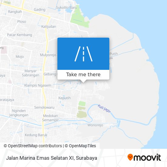 Jalan Marina Emas Selatan XI map