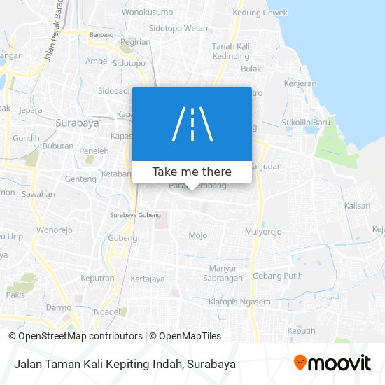 Jalan Taman Kali Kepiting Indah map