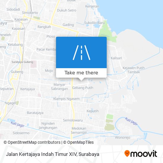 Jalan Kertajaya Indah Timur XIV map