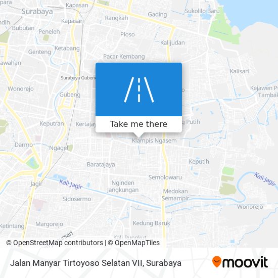 Jalan Manyar Tirtoyoso Selatan VII map