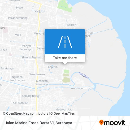Jalan Marina Emas Barat VI map