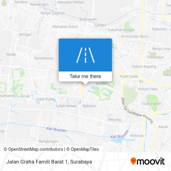 Jalan Graha Famili Barat 1 map