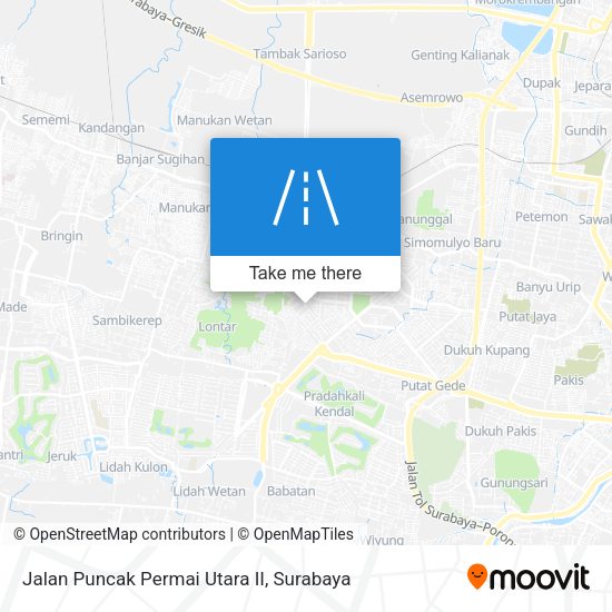 Jalan Puncak Permai Utara II map
