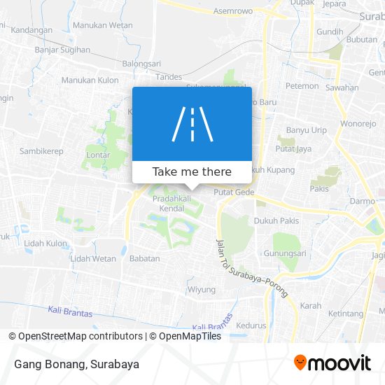 Gang Bonang map