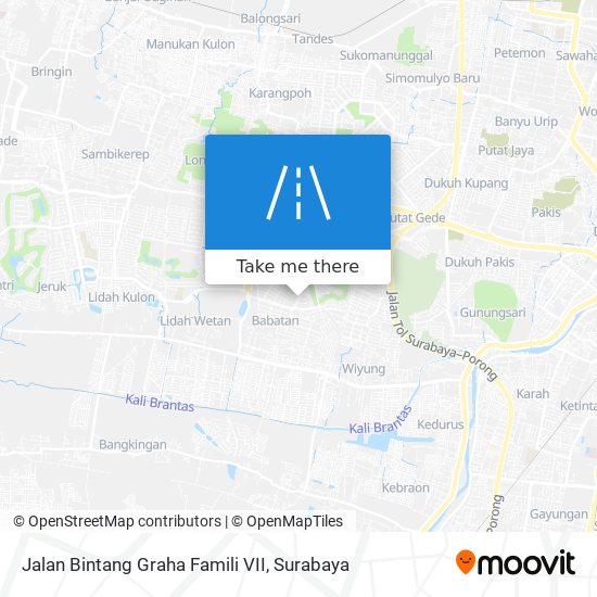 Jalan Bintang Graha Famili VII map