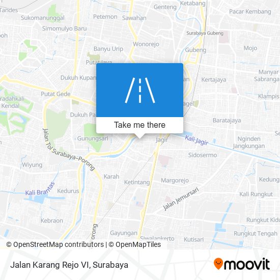 Jalan Karang Rejo VI map