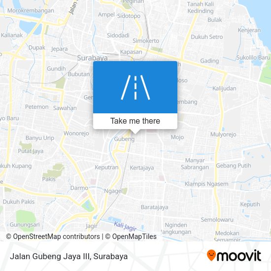 Jalan Gubeng Jaya III map