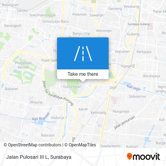 Jalan Pulosari III L map