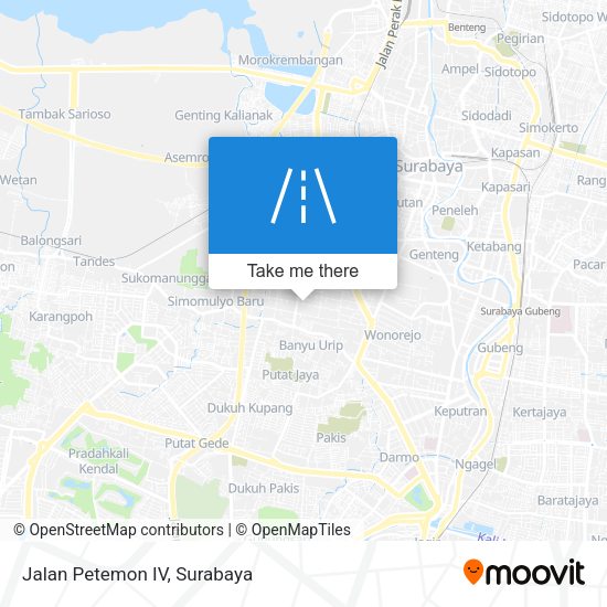 Jalan Petemon IV map