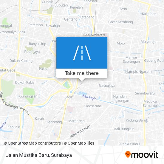 Jalan Mustika Baru map