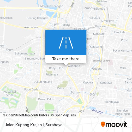 Jalan Kupang Krajan I map