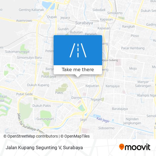 Jalan Kupang Segunting V map