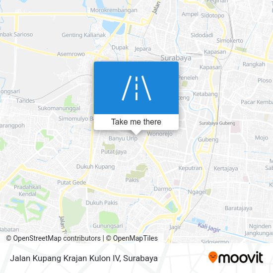 Jalan Kupang Krajan Kulon IV map
