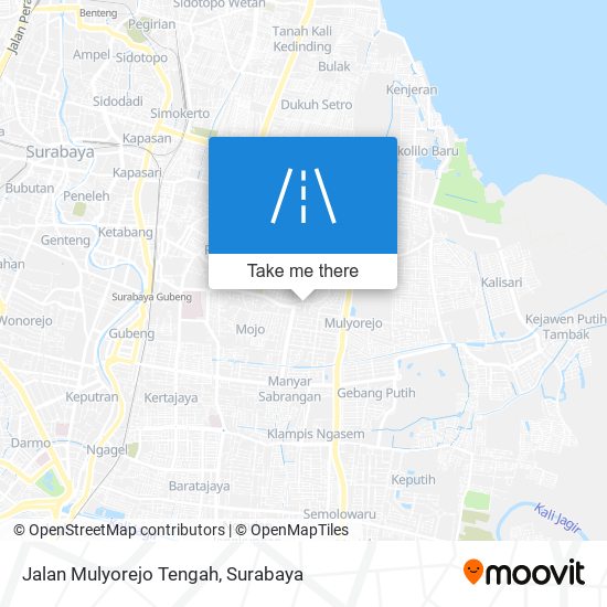 Jalan Mulyorejo Tengah map