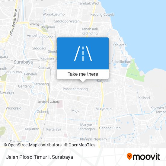 Jalan Ploso Timur I map