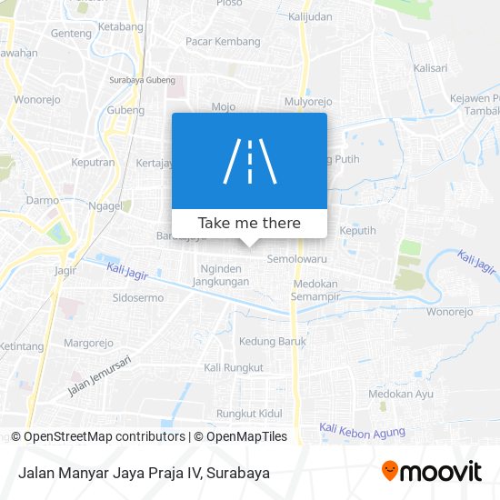 Jalan Manyar Jaya Praja IV map