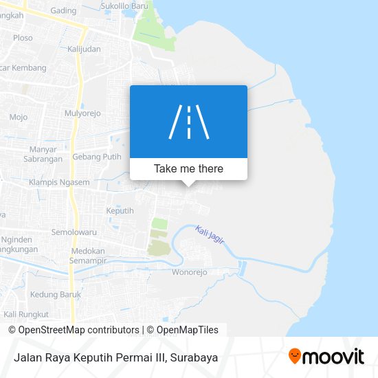 Jalan Raya Keputih Permai III map