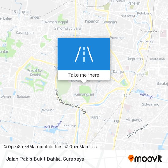 Jalan Pakis Bukit Dahlia map