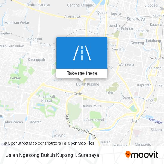 Jalan Ngesong Dukuh Kupang I map
