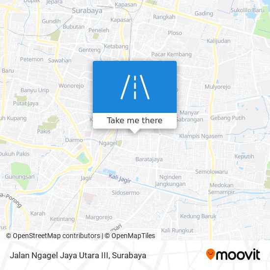 Jalan Ngagel Jaya Utara III map