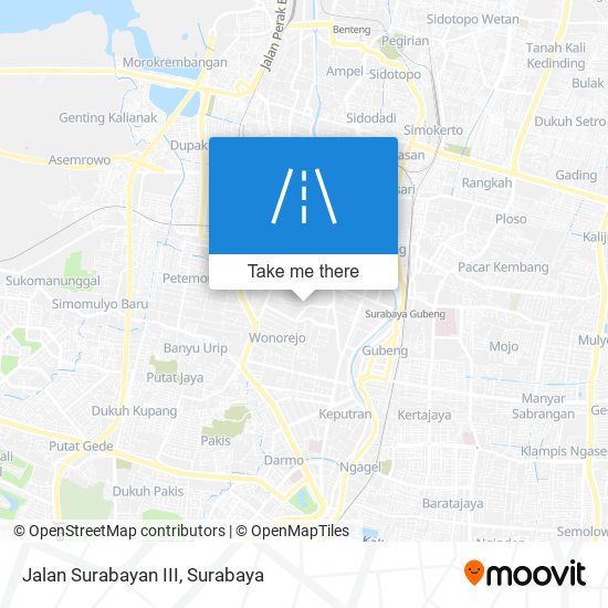 Jalan Surabayan III map