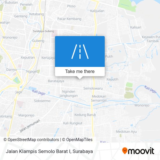 Jalan Klampis Semolo Barat I map