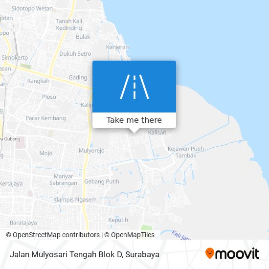 Jalan Mulyosari Tengah Blok D map