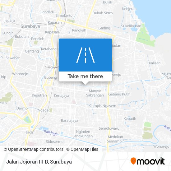 Jalan Jojoran III D map