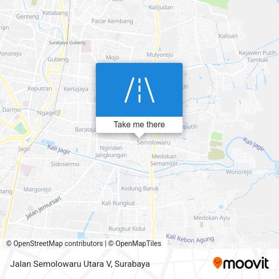 Jalan Semolowaru Utara V map
