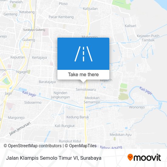 Jalan Klampis Semolo Timur VI map