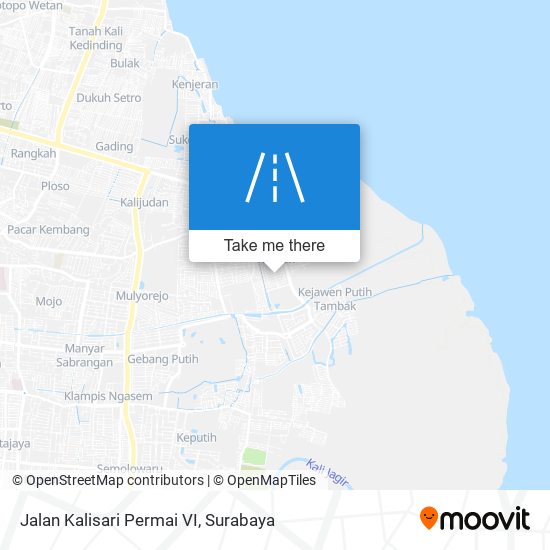 Jalan Kalisari Permai VI map