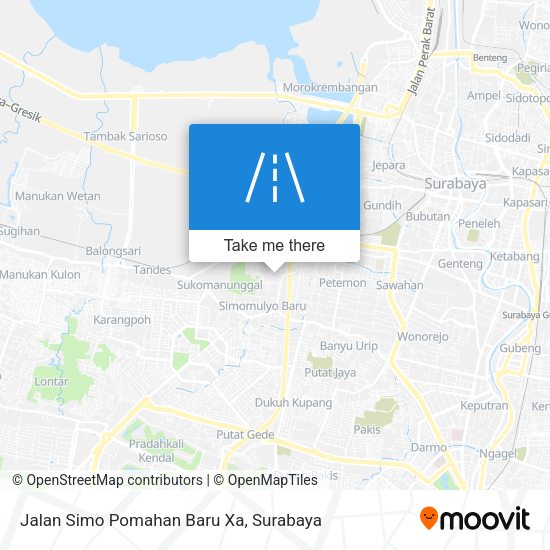 Jalan Simo Pomahan Baru Xa map