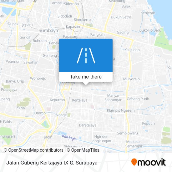 Jalan Gubeng Kertajaya IX G map