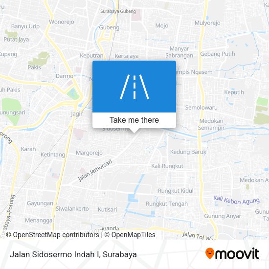 Jalan Sidosermo Indah I map