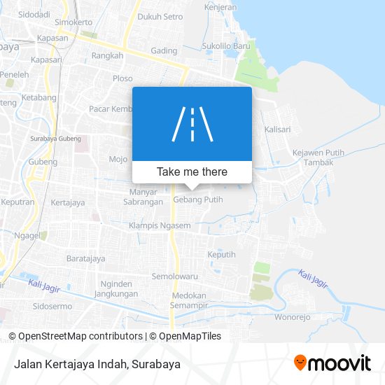 Jalan Kertajaya Indah map