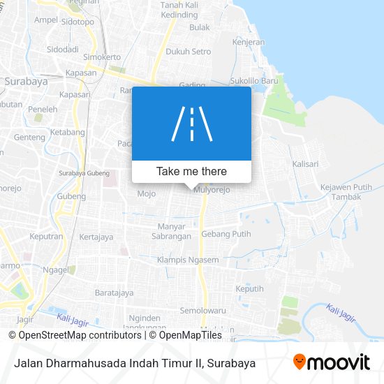 Jalan Dharmahusada Indah Timur II map
